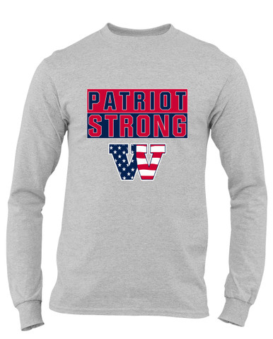 Wootton Patriots Strong #1 Men's Premium LS T-Shirt