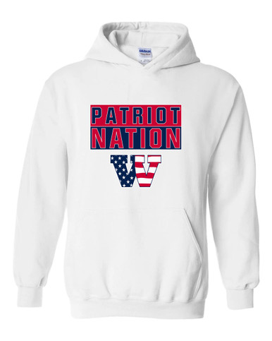 Wootton Patriots Nation #1 Men's Hoodie