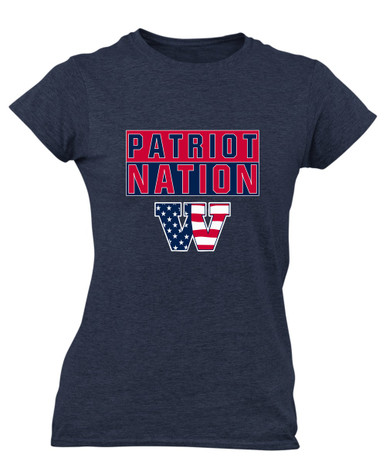 Wootton Patriots Nation #1 Women's SS T-Shirt