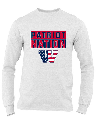 Wootton Patriots Nation #1 Men's Premium LS T-Shirt