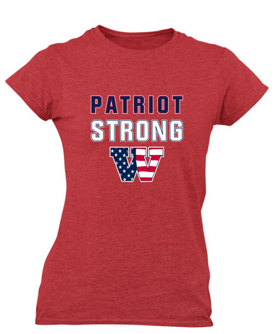 Wootton Patriots Strong #2 Women's SS T-Shirt