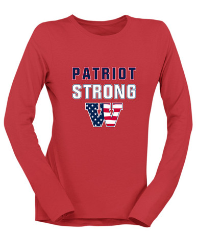 Wootton Patriots Strong #2 Women's LS T-Shirt