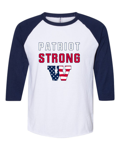 Wootton Patriots Strong #2 Men's Baseball T-Shirt