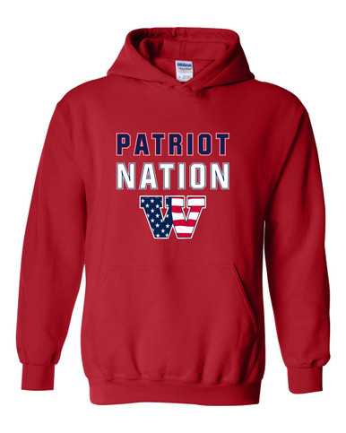 Wootton Patriots Nation #2 Men's Hoodie