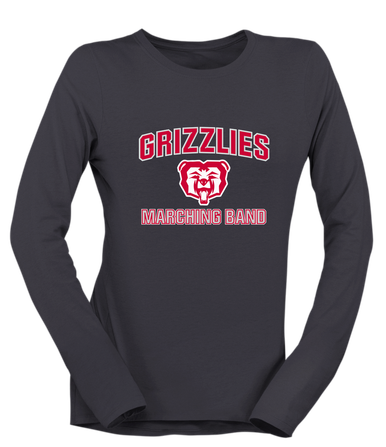 McMinnville Grizzlies Marching Band Women's Premium LS T-Shirt