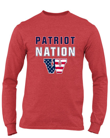Wootton Patriots Nation #2 Men's LS T-Shirt
