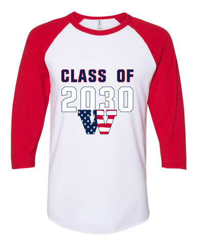 Wootton Patriots Class of 2030 Women's Baseball T-Shirt