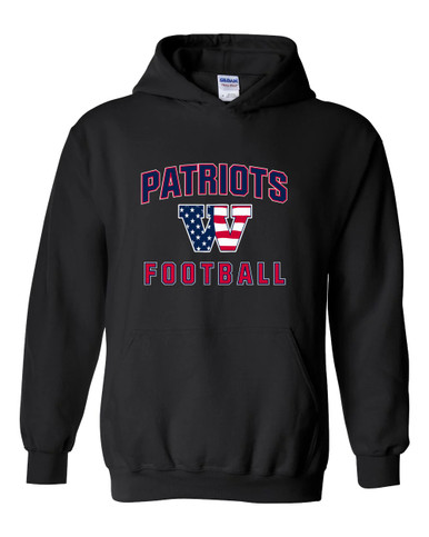 Wootton Patriots Football #1 Men's Hoodie