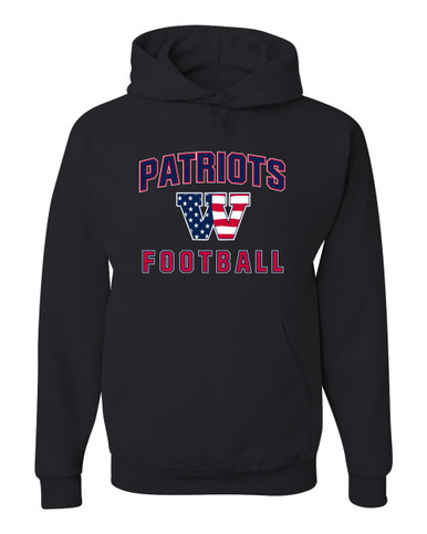 Wootton Patriots Football #1 Men's Premium Hoodie