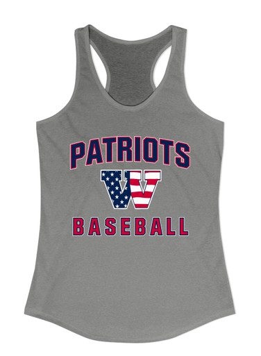Wootton Patriots Baseball #1 Women's Tank Top