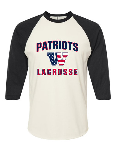 Wootton Patriots Lacrosse Women's Baseball T-Shirt
