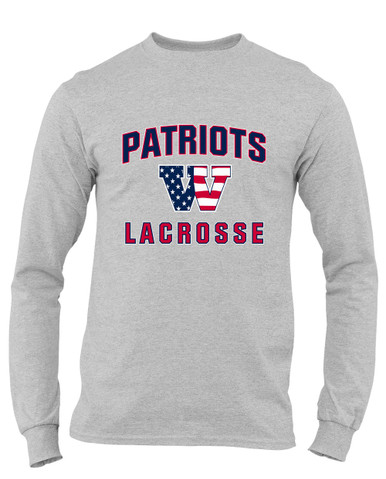 Wootton Patriots Lacrosse Men's Premium LS T-Shirt