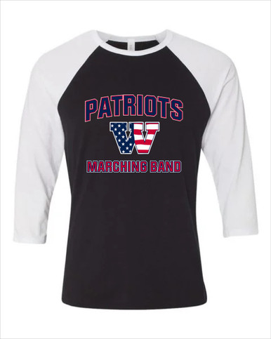 Wootton Patriots Marching Band Men's Baseball T-Shirt