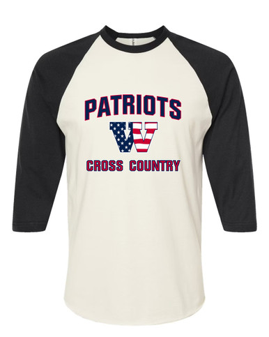 Wootton Patriots Cross Country Women's Baseball T-Shirt