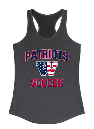 Wootton Patriots Soccer #1 Women's Tank Top