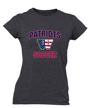 Wootton Patriots Soccer #1 Women's Premium SS T-Shirt