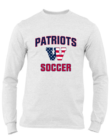 Wootton Patriots Soccer #1 Men's LS T-Shirt