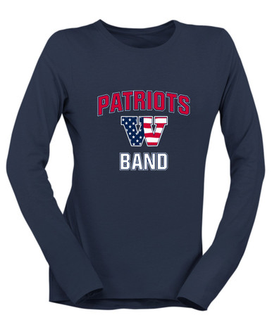 Wootton Patriots Band # 1 Women's Premium LS T-Shirt