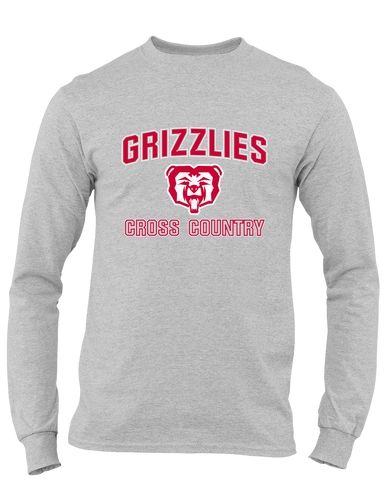 McMinnville Grizzlies Cross Country Men's LS T-Shirt