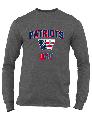 Wootton Patriots Dad Men's LS T-Shirt