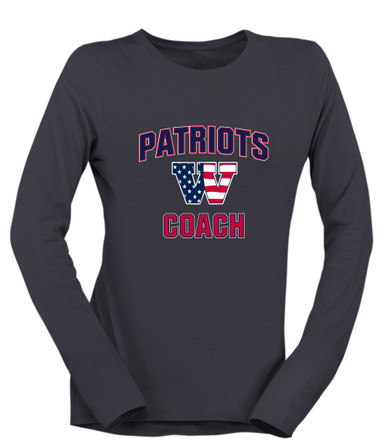 Wootton Patriots Coach Women's Premium LS T-Shirt