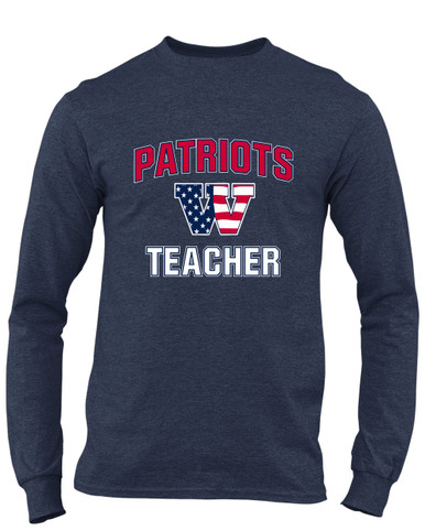 Wootton Patriots Teacher Men's LS T-Shirt
