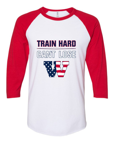 Wootton Patriots Train Hard, Can't Lose Women's Baseball T-Shirt