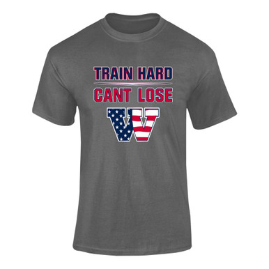 Wootton Patriots Train Hard, Can't Lose Men's SS T-Shirt