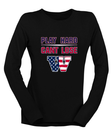 Wootton Patriots Play Hard, Can't Lose Women's Premium LS T-Shirt