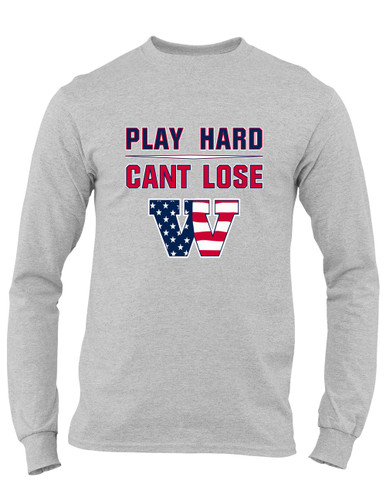 Wootton Patriots Play Hard, Can't Lose Men's LS T-Shirt