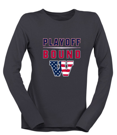 Wootton Patriots Playoff Bound Women's Premium LS T-Shirt