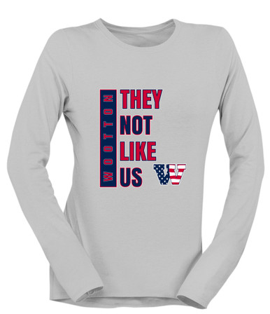 Wootton Patriots They Not Like Us #1 Women's LS T-Shirt