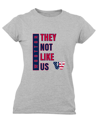 Wootton Patriots They Not Like Us #1 Women's SS T-Shirt