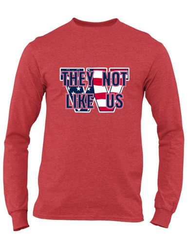 Wootton Patriots They Not Like Us #2 Men's LS T-Shirt