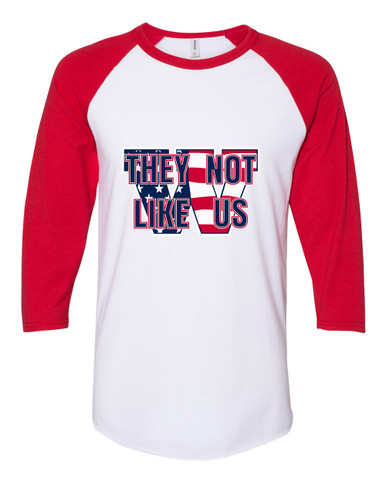 Wootton Patriots They Not Like Us #2 Men's Baseball T-Shirt