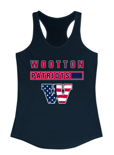 Wootton Patriots Mascot #7 Women's Tank Top
