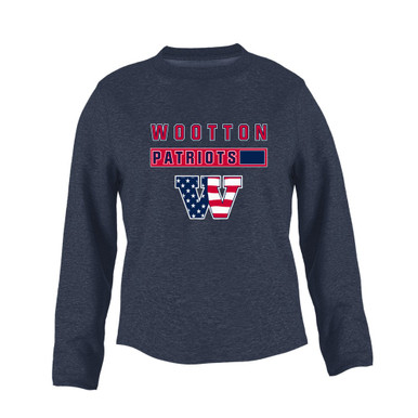 Wootton Patriots Mascot #7 Women's Sweatshirt