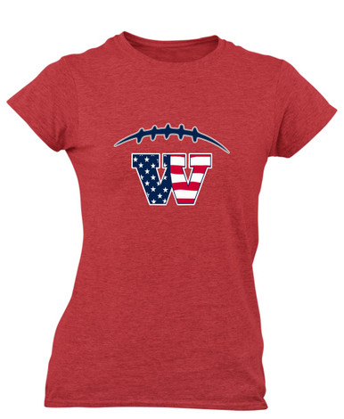 Wootton Patriots Football #2 Women's SS T-Shirt