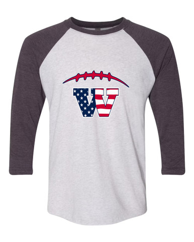 Wootton Patriots Football #2 Men's Baseball T-Shirt