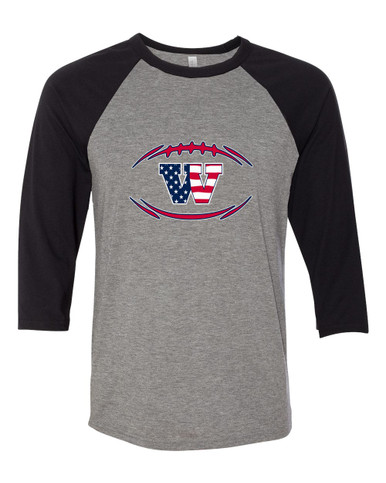 Wootton Patriots Football #3 Men's Baseball T-Shirt