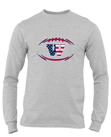 Wootton Patriots Football #3 Men's Premium LS T-Shirt