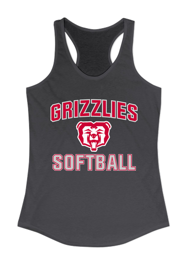 McMinnville Grizzlies Softball #1 Women's Tank Top