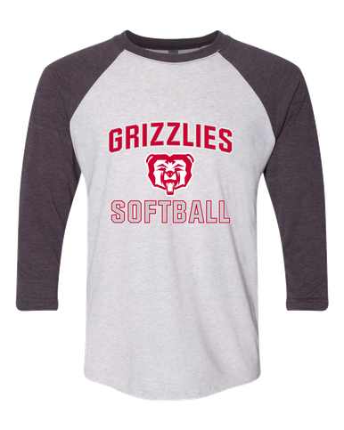 McMinnville Grizzlies Softball #1 Women's Baseball T-Shirt