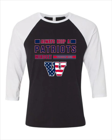 Wootton Patriots Mindset Men's Baseball T-Shirt