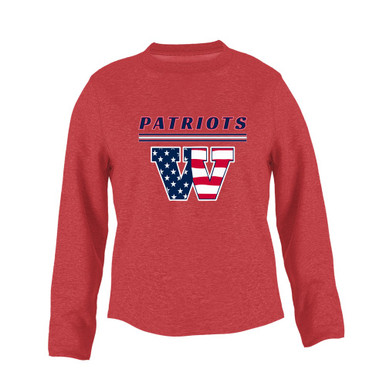 Wootton Patriots Mascot #8 Women's Sweatshirt