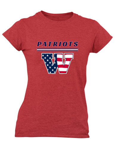 Wootton Patriots Mascot #8 Women's SS T-Shirt