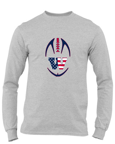 Wootton Patriots Football #4 Men's LS T-Shirt