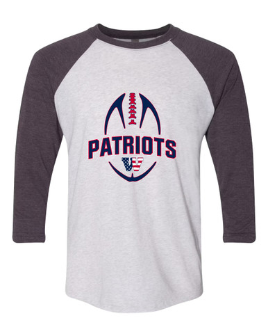 Wootton Patriots Football #5 Women's Baseball T-Shirt