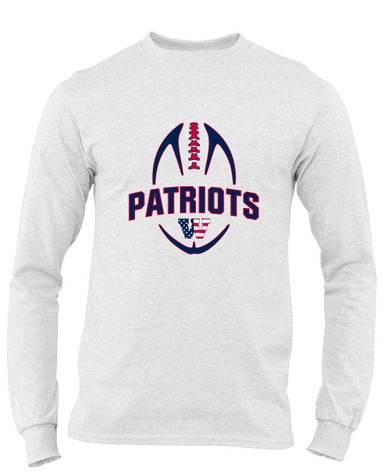 Wootton Patriots Football #5 Men's LS T-Shirt