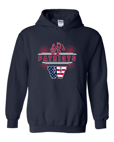 Wootton Patriots Band # 3 Men's Hoodie